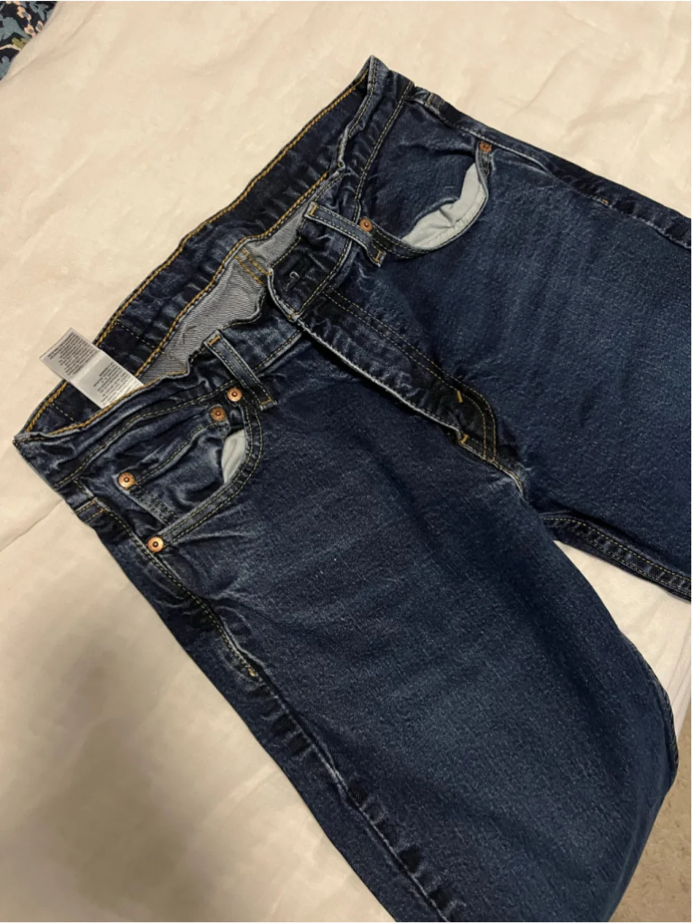 Men's Levi's 511 Slim Jeans Dark Blue Waist 33 L 32